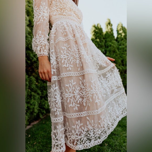 Ivy City Co., Sicily dress with champagne color lining, size S - Picture 14 of 15